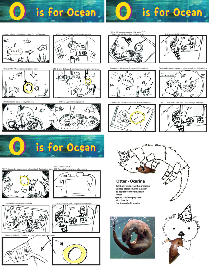 O is for ocean storyboards -FINAL